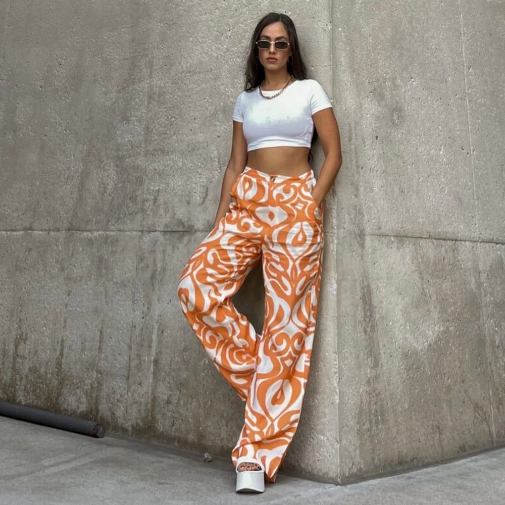 NWT Find Me Now The Label Dream On Pants in Creamsicle